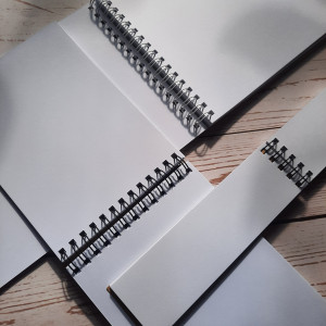 Inkplace Kraft Spring Notepad - 2"x6"