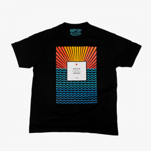 AKAW Surf Co. "Asahi" Black T-Shirt