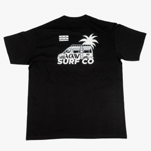 AKAW Surf Co. “Surf Van” Black T-Shirt
