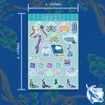 Elfidia Moonpheus Bujo/Planner Deco Stickers