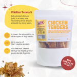 Tito's Treatos Chicken Tenders - All-Natural Dehydrated Healthy Pet Treats for Dogs and Cats