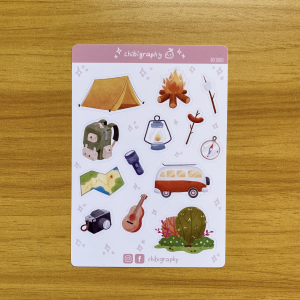 Camp Deco Sticker Sheet